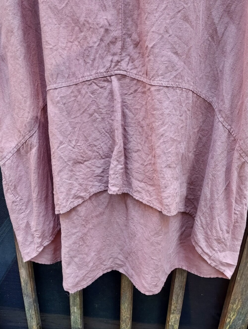Dress Me 100% Linen Maxi Dress - Picture 4 of 4